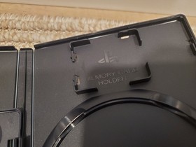 Original Sony Playstation 2 PS2 DOUBLE DISC Hinged Case w/ Memory Card Holder