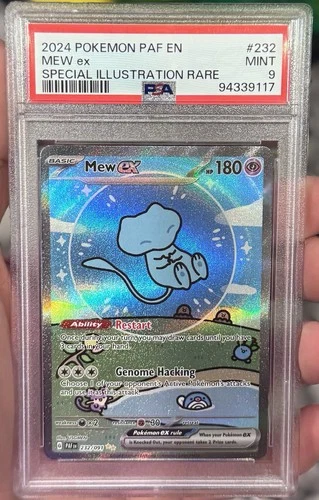 2024 Pokémon PAF en Special Illustration Rare EX Mew #232 PSA 9 Bubble Mew Mint