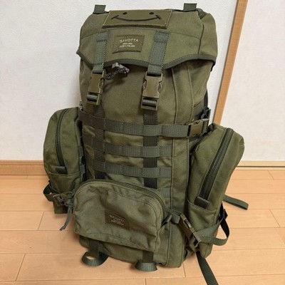 SAVOTTA JAAKARI M w/ Side Pouches & Horizontal Pouches Green USED from Japan