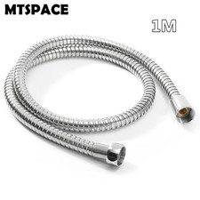 Stainless Steel Shower Hose 1M/1.5M/2M Chrome Flexible Bathroom Pipe – Universal