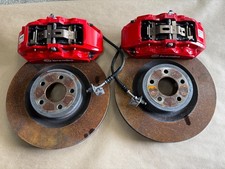 2015-2023 Mustang Gt Mach 1 Front 6 Piston Brembo Brake Calipers Rotors 8k Mi 2015-2023 Mustang Gt Mach 1 Front 6 Piston Brembo Brake Calipers Rotors 8k Mi