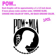Vinyl Decal American Militaries Army Navy Air Force Marines Space Force Pow