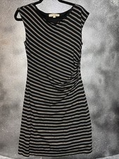 LOFT Sleeveless Striped Dress S Summer Fall Teacher Modest Work Professional