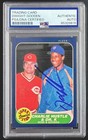 1986 Fleer DWIGHT GOODEN On Card AUTO w/Pete Rose #638 PSA/DNA Authentic 🔥