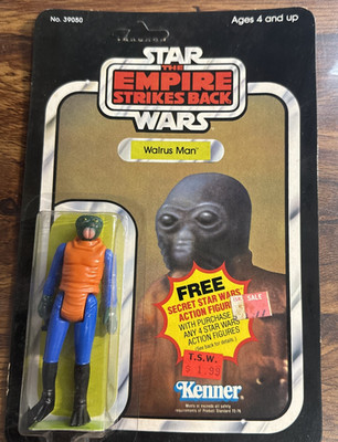 Walrus Man New & Sealed (Vintage Star Wars Figure) 21 back partially punched