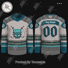 Personalized San Jose Barracuda 2025 Renaissance Night Hockey Shirt