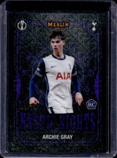 2024-25 Topps Merlin Chrome Archie Gray Mystic Nights RC Purple Refractor #/15