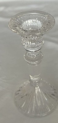 Lenox Crystal Candlestick Holder Single Elegant Clear Cut Glass Austria 