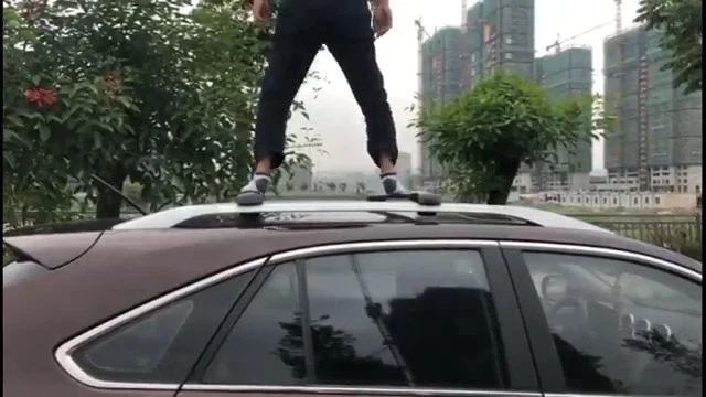 Barra transversal de 2 piezas para equipaje de riel de techo Mercedes Benz ML 320 W163 1998-2005 Foto 2 de 4