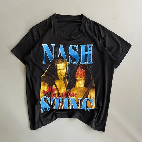 Small 90s Kevin Nash Rap Style T-shirt 1990s vintage concert t-shirt, vintage, size S, single stitch, B+ condition