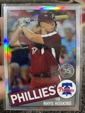 2020 Topps Chrome Rhys Hoskins 1985 Topps Silver Holo #85TC-20 SSP Mint 🔥💎⚾️