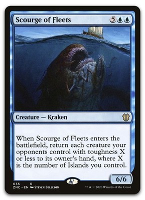 Scourge of Fleets #35 (NM) Zendikar Rising ZNC Magic MTG