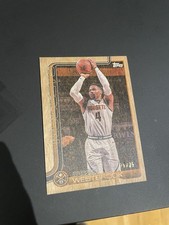 2025 Topps Flagship Russell Westbrook Wood Parallel /25 #104 Case Hit Nuggets
