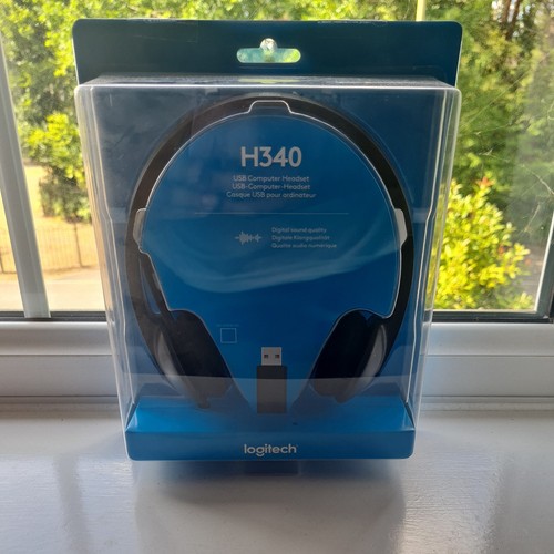 Logitech H340 Wired Headset, Stereo Headphones with Noise-Cancelling Microphone - Afbeelding 2 van 3