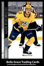 2020-21 Upper Deck Mark Borowiecki #576 Nashville Predators NHL Hockey 