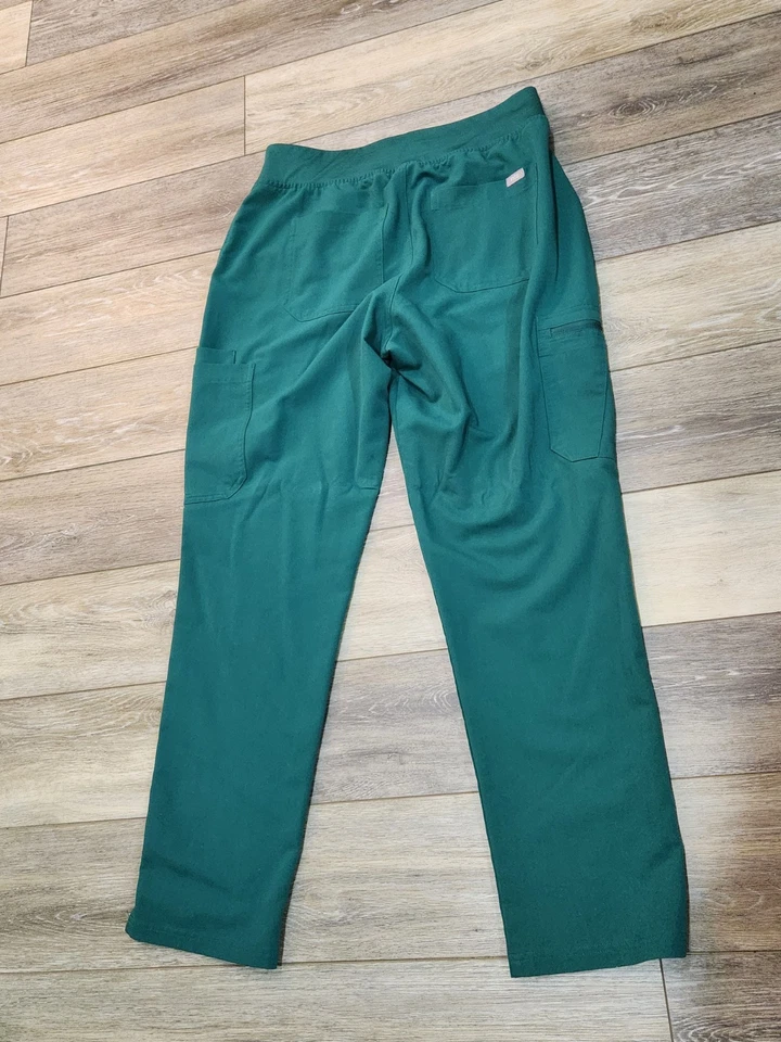 Figs Hunter Green Cargo Scrub Pants Size Large - Image 2 of 4
