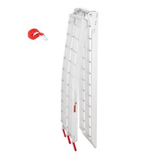 7ft Aluminum Folding Loading Ramp for ATV UTV Dirt Bike Lawn Mower 750Lbs