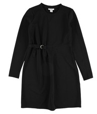 bar III Womens Belt Shift Dress, deepblack, S