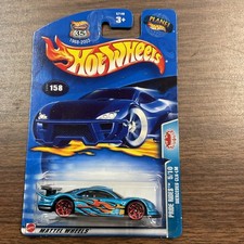 2003 Hot Wheels #158 Pride Rides 5/10 MERCEDES CLK-LM Blue w/Red 5Y Spoke Wheels