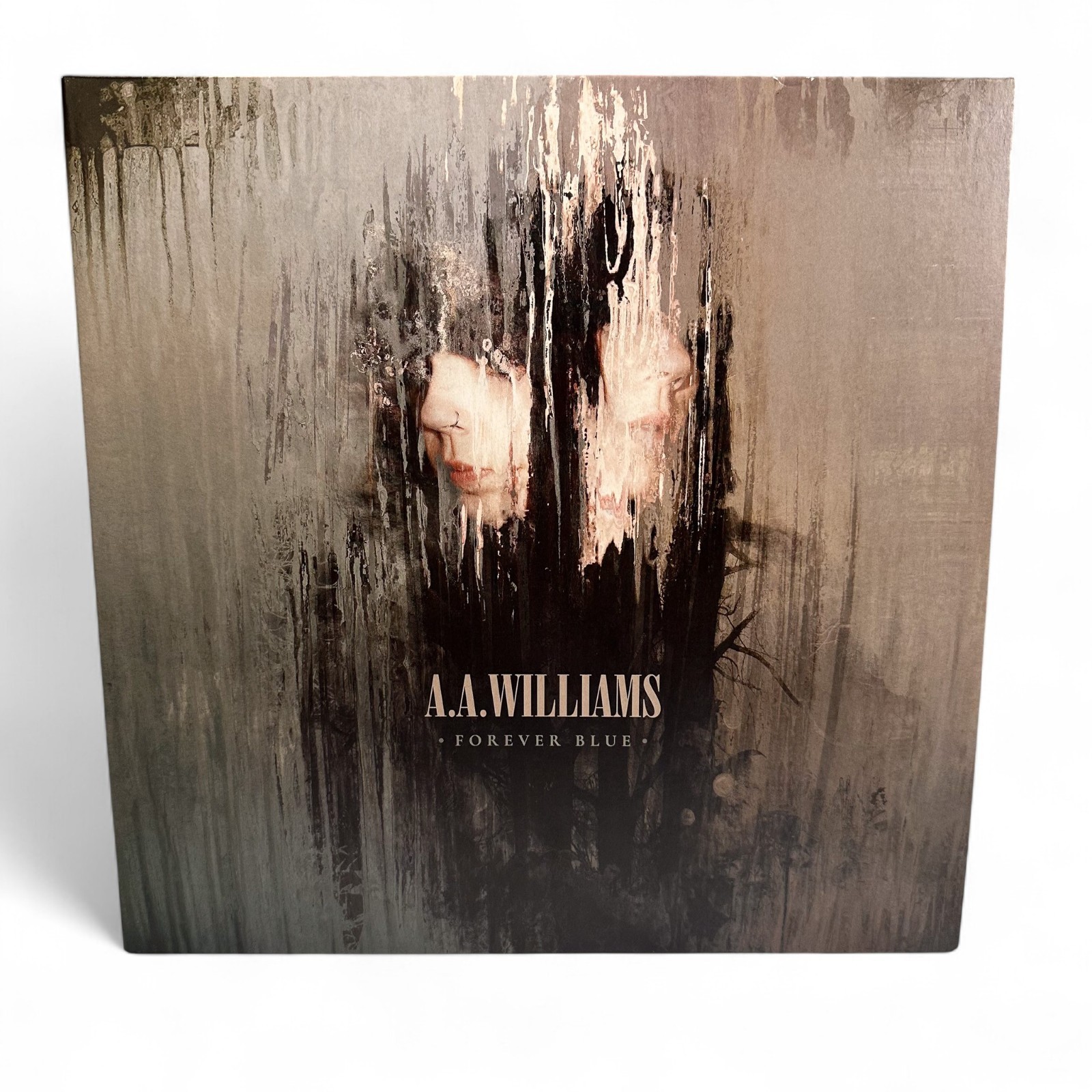 A.A. Williams Forever Blue Vinyl LP 2023 Silver - Autographed