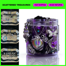 Gothic Fairycore Mystery Jewelry Jar - Unique Witchy Gift for Women, Boho Charm