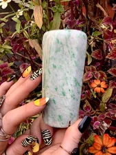 Saussurite Free Form Crystal ~ 1 Lb. 2 oz. ~ 4" Tall ~ Rare Mineral Specimen ~ 