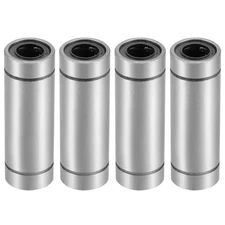 LM8UU Linear Ball Bearings 8mm Bore Dia 15mm OD 45mm Length Pack of 4