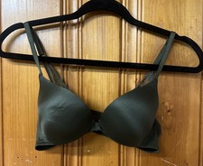 victorias secret so obsessed Push Up Bra Front Closure 32B 32 B Green Underwire