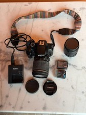 FOTOCAMERA CANON EOS 1100D con Obiettivo EF-S 18-55mm + Tamron 18-200mm VC