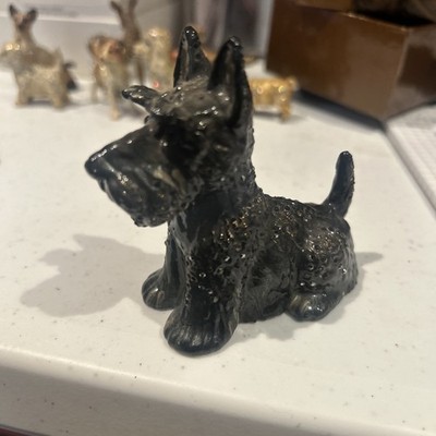 JAY STRONGWATER SITZENDER SCOTTIE HUND FIGUR LTD 250 SWAROVSKI KRISTALLE BOX