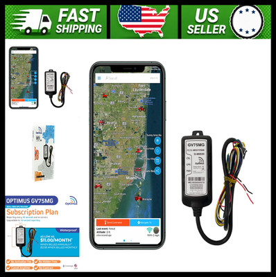 Optimus Waterproof Wired GPS Tracker for Cars Motorcycles Boats Assets