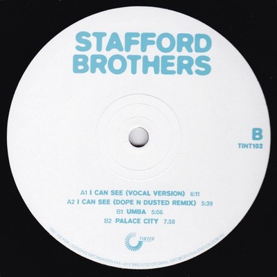 Stafford Brothers - I Can See - UK 12'' Vinyl - 2006 - Tinted Records