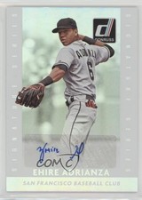 2015 Panini Donruss Signature Series Ehire Adrianza #62 Auto 4r2