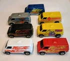 Vintage Hot Wheels Blackwall Super Van Lot W/Speed Machines, Thor, Cereal Promo