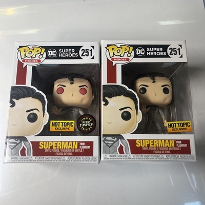 Funko Pop! DC Universe - Superman From Flashpoint Glow Chase #251 + Common