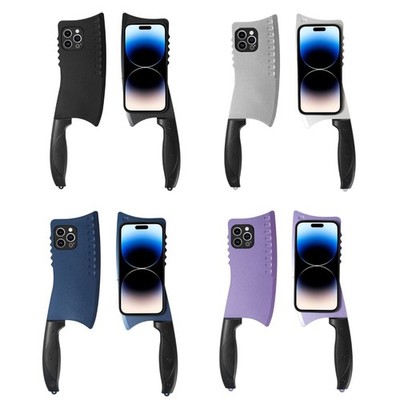 3D Funny Creative Gift Personality Kitchen Knife Phone Case For iPhone Samsung