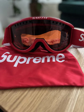 Supreme x Smith FW15 Red Goggles Ski Snowboard ATV Dirt Bike Off Road New 2026