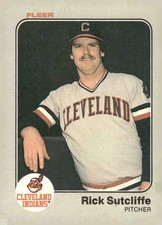 1983 Fleer #420 Rick Sutcliffe