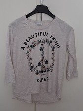 Dünnes Langarm shirt Gr.38 mit APPLIKATIONEN...