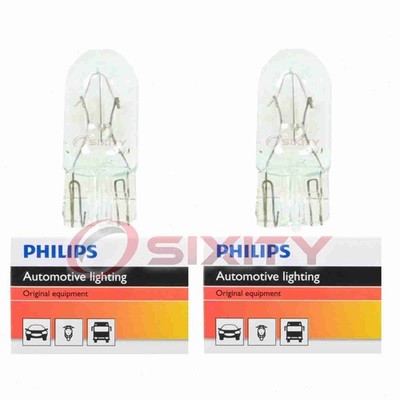 2 pc Philips Map Light Bulbs for Cadillac Fleetwood 1993-1994 Electrical ap