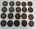 lot of 20 Indian Head Pennies  1800's, 1900's
