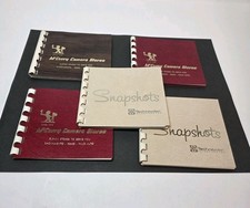 Mini Snapshot Photo Albums Set Of 5 Spiral Bound Props Photo Memorabilia