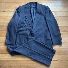 Vintage Christian Dior Monsieur Suit Jacket And Pants Sz 40 / 31 X 31 Gray USA