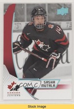 2019 Upper Deck Team Canada Juniors Blue Sasha Mutala #4 READ 3a3