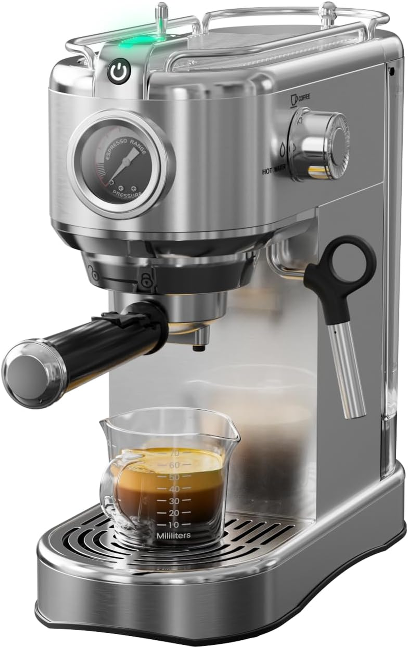 20 Bar Stainless Steel Espresso Machine