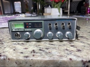 Haut-parleur CB (Cibi) 8 Ohm / 3W - Pour Radio Midland Alan 18/28/2001/4001/5001 Et Autres - Occasion Très Bon État