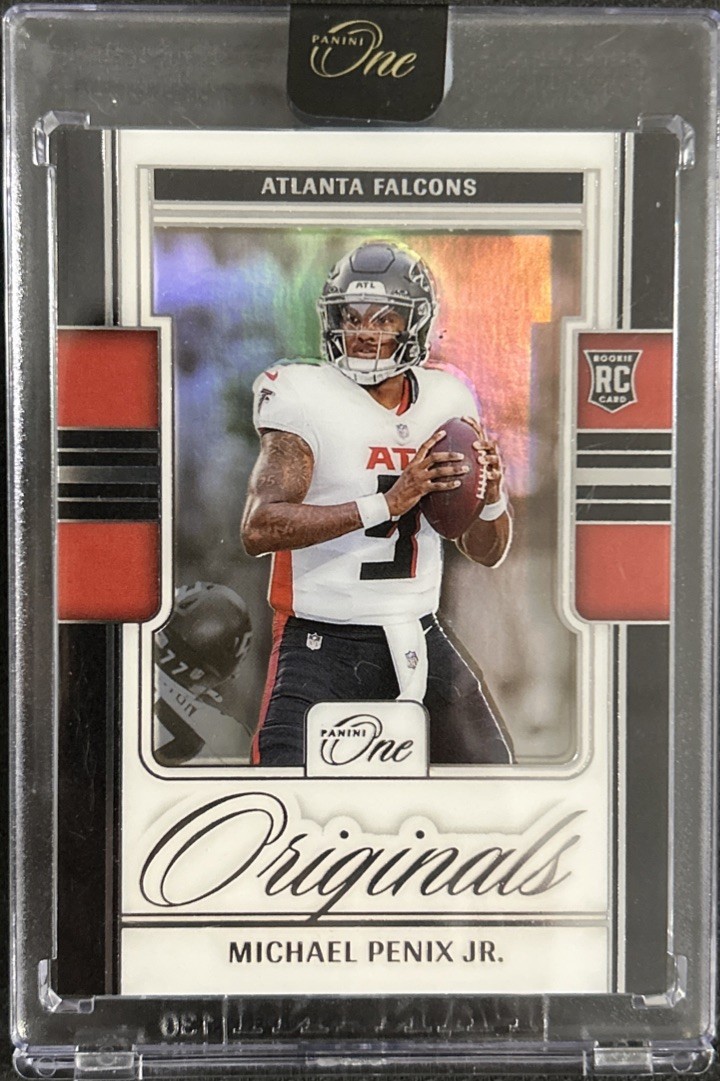 Michael Penix Panini National Treasures Treasured Rookies #MPJ Base