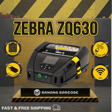Zebra ZQ630 Direct Thermal Label Printer  4"  203 DPI  WiFi  Bluetooth     