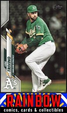 2020 Topps #587 Lou Trivino Oakland Athletics