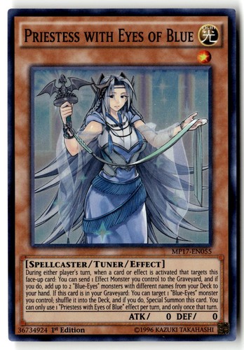 Priestess with Eyes of Blue MP17-EN055 card